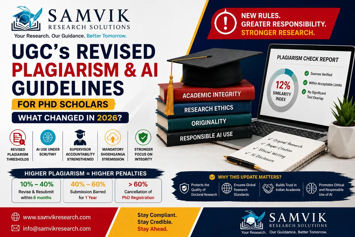 UGC's Revised Plagiarism and AI Guidelines for PhD Scholars: What Changed in 2026?